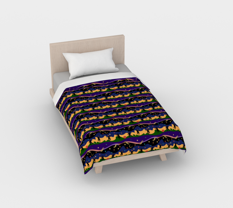 Autumn Dancers Duvet Cover