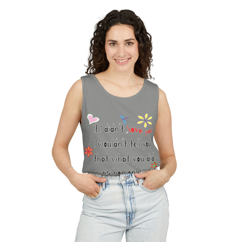 Love Wins (Anti-Homophobia) Tank Top | Queer Pride Apparel