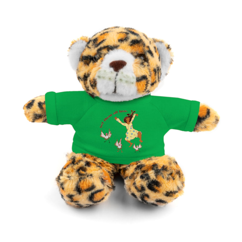 Set Em All Free Stuffed Animal | Black Liberation Decor