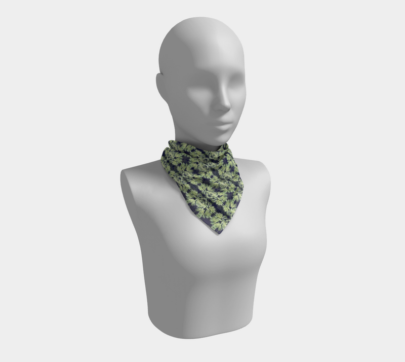Lovin Lichen Square Silk Scarf | Queer Art & Black Pride