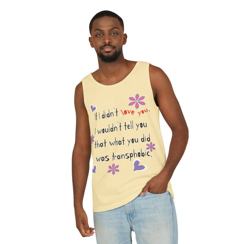 Love Wins (Anti-Transphobia) Tank Top | LGBTQ+ Pride Apparel