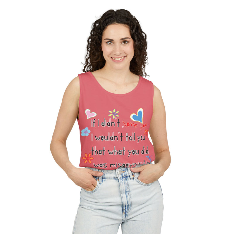 Love Wins (Anti-Misogyny) Tank Top | Black Queer Art