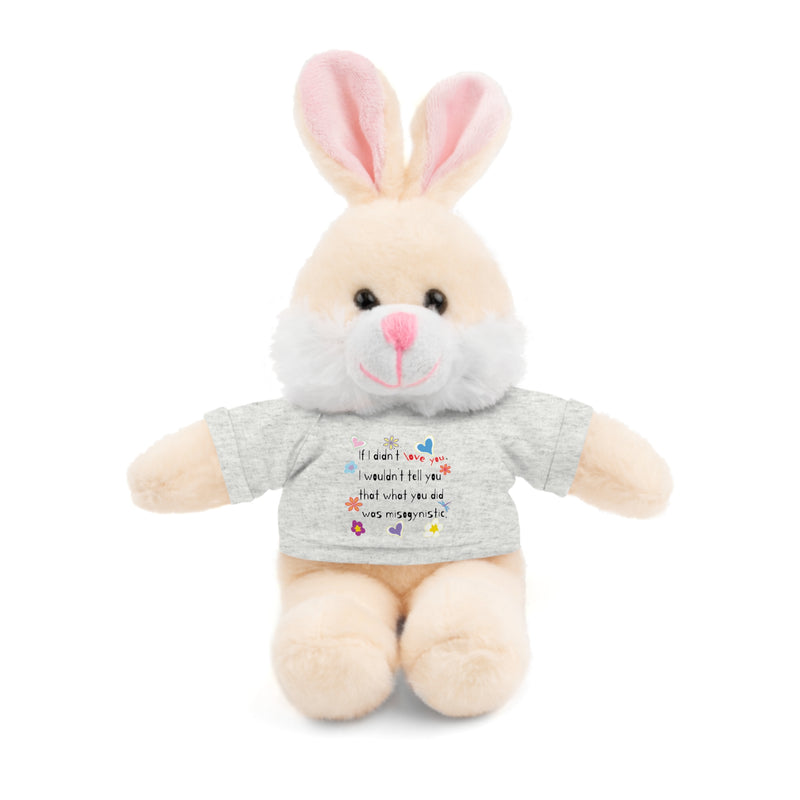 Love Wins (Anti-Misogyny) Stuffed Animal | Queer Affirming Gifts