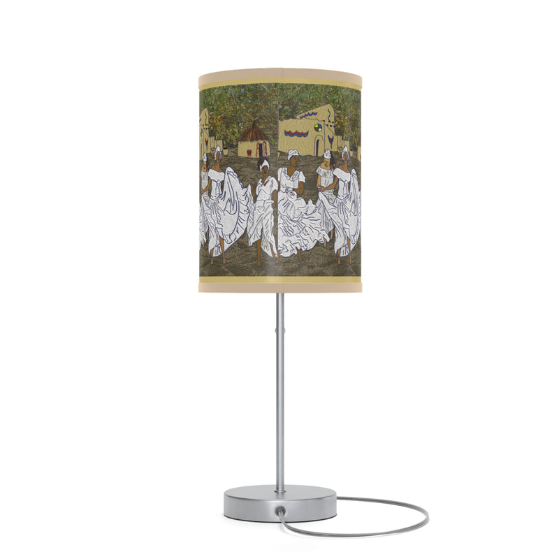 Celebration For Wombed Ones Lamp on a Stand | Black Queer Home Decor