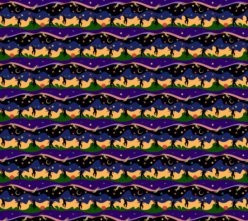 Autumn Dancers Fabric