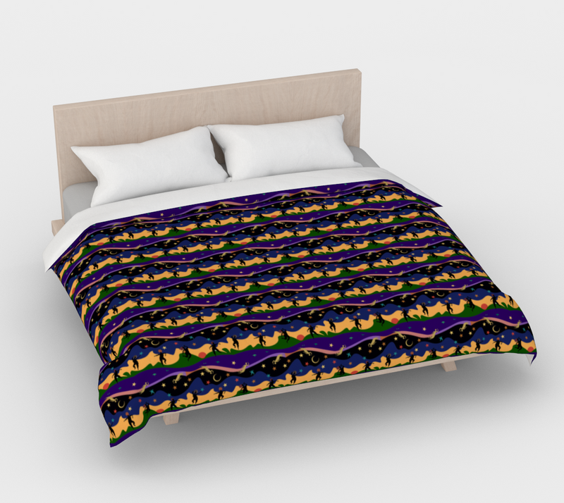 Autumn Dancers Duvet Cover