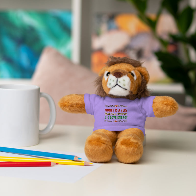 Money Is A Tangible Form Of Love Energy Stuffed Animal | Black Queer Affirmation