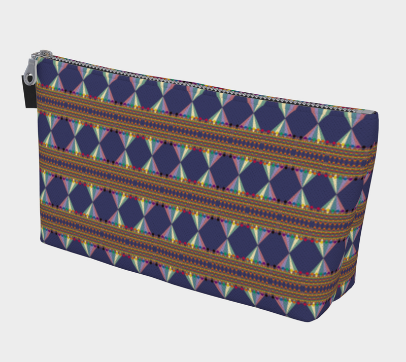 Vibing On The Wavelength Makeup Bag | Queer Art & Black Pride