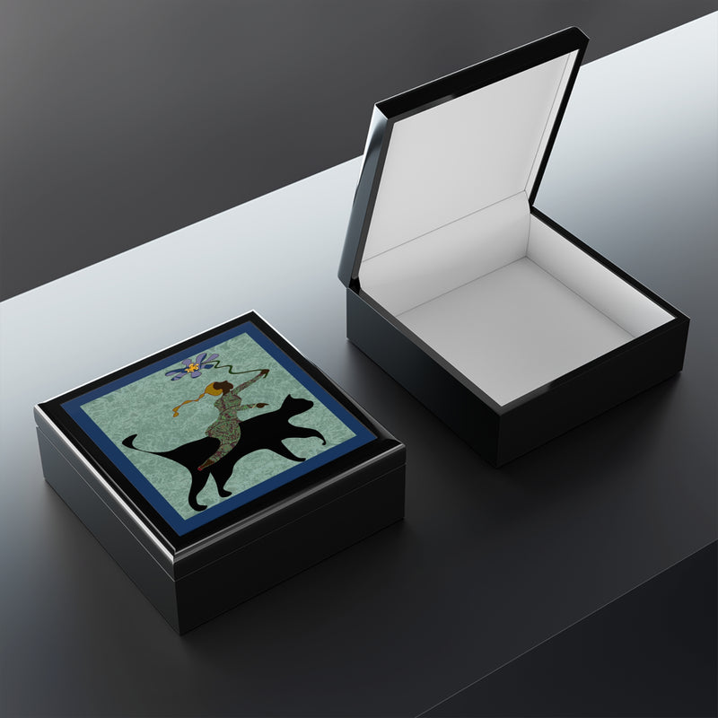 She Gives Jewelry Box | Black Women Empowerment Decor