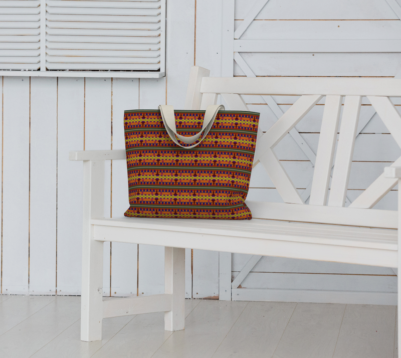 Kujichagulia Large Tote Bag | Black Self-Determination