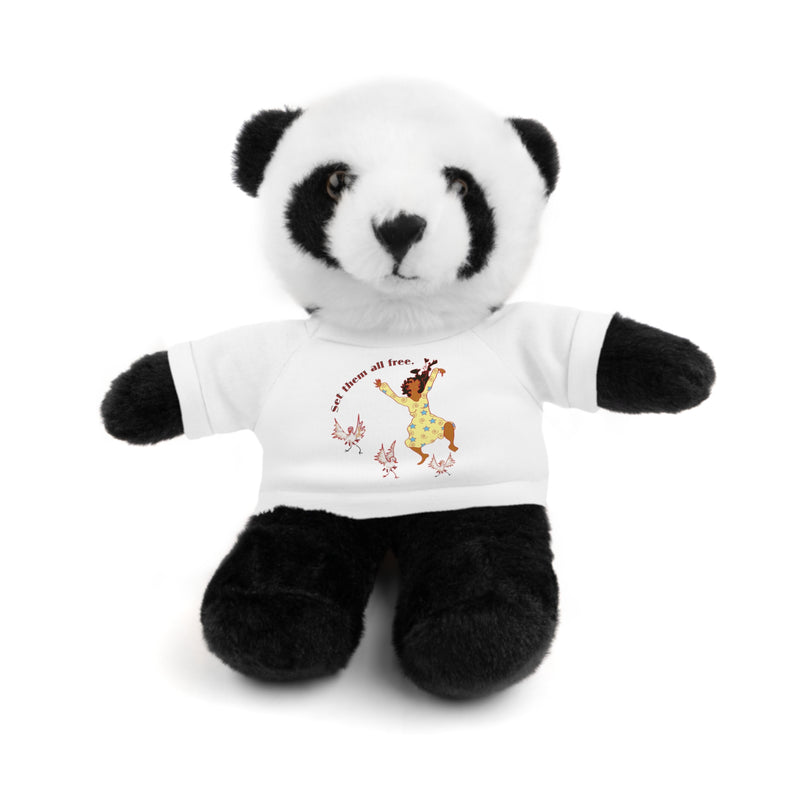 Set Em All Free Stuffed Animal | Black Liberation Decor