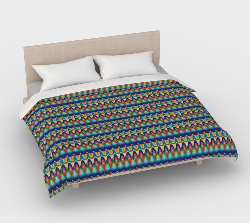 Our Sacred Temples Duvet Cover