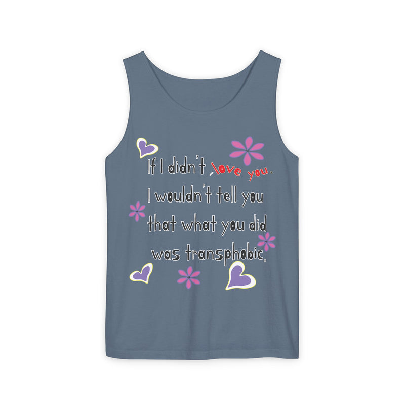 Love Wins (Anti-Transphobia) Tank Top | LGBTQ+ Pride Apparel