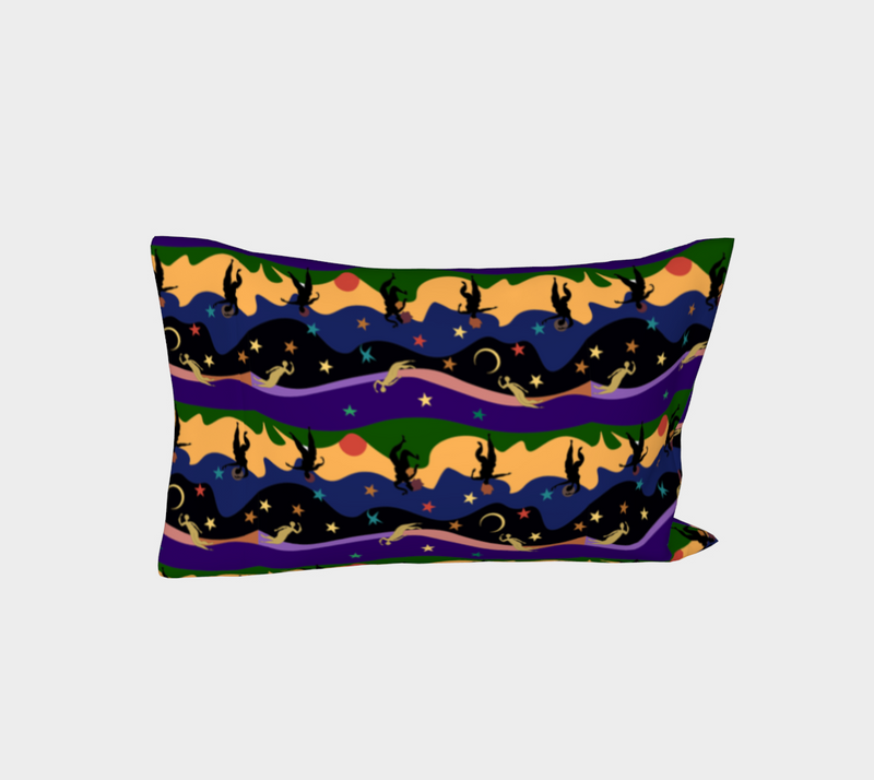 Autumn Dancers Silk Pillow Sleeve