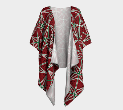 Break A Watermelon, Feed Many Draped Kimono | Black Queer Art