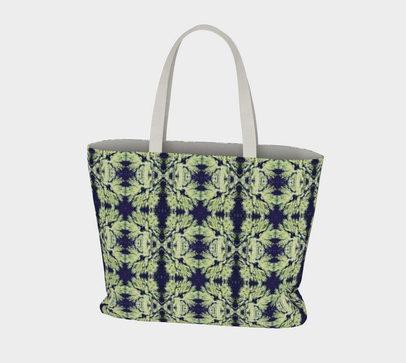 Lovin Lichen Large Tote Bag | Black Queer Art