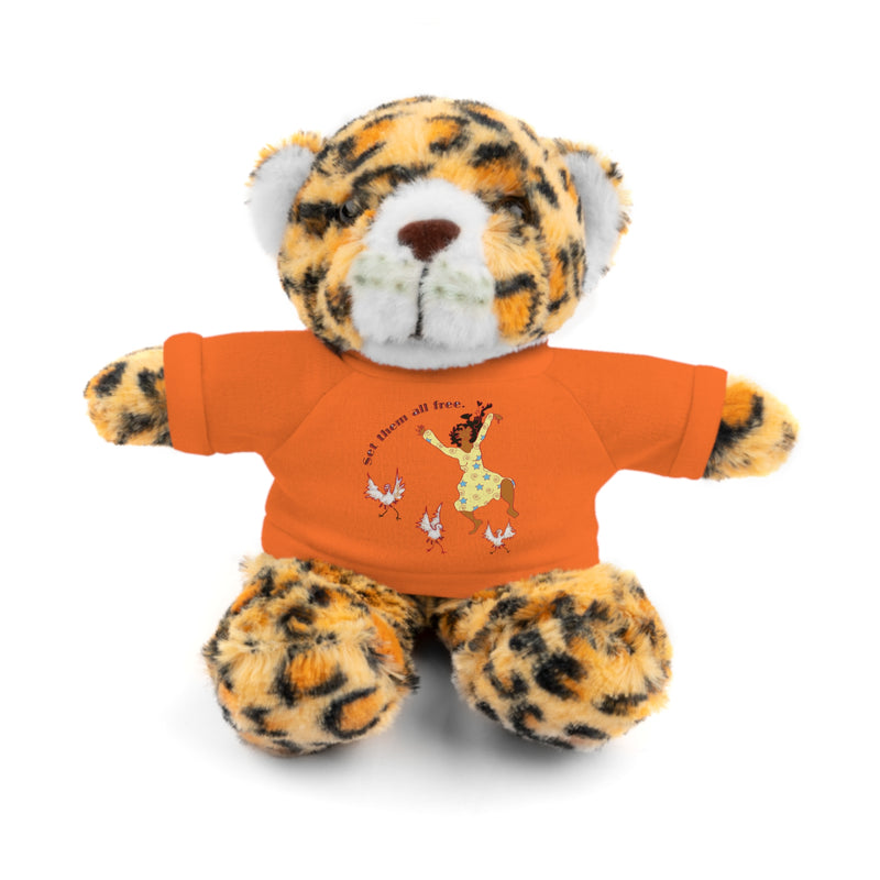 Set Em All Free Stuffed Animal | Black Liberation Decor