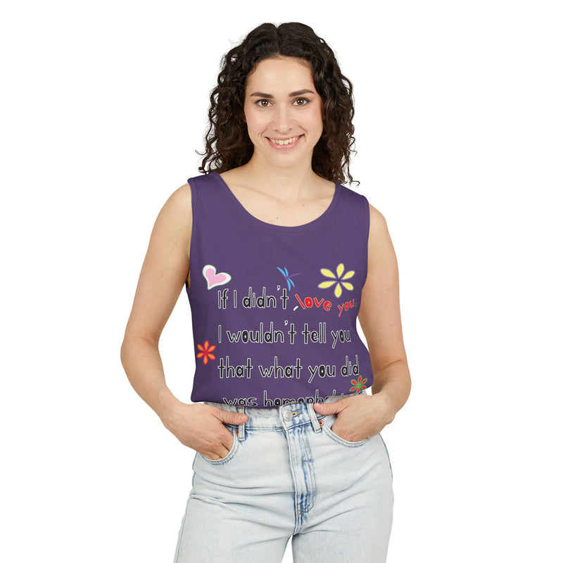 Love Wins (Anti-Homophobia) Tank Top | Queer Pride Apparel