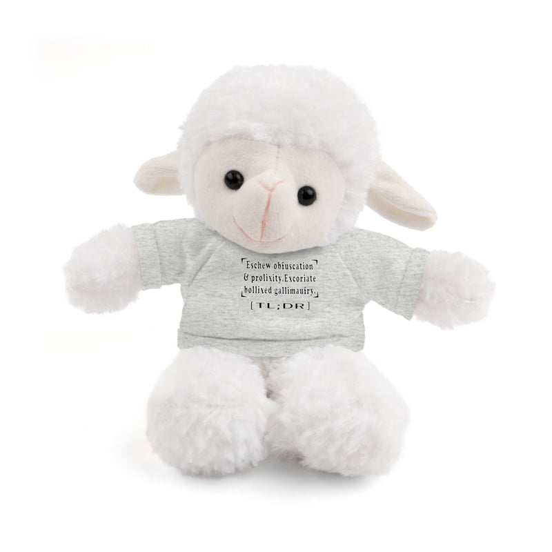 Eschew Obfuscation Stuffed Animal | Queer Affirmation Plushie