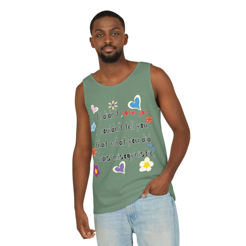 Love Wins (Anti-Misogyny) Tank Top | Black Queer Art