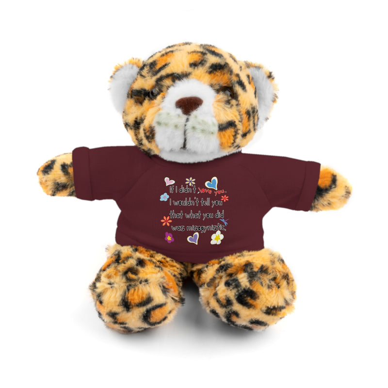 Love Wins (Anti-Misogyny) Stuffed Animal | Queer Affirming Gifts