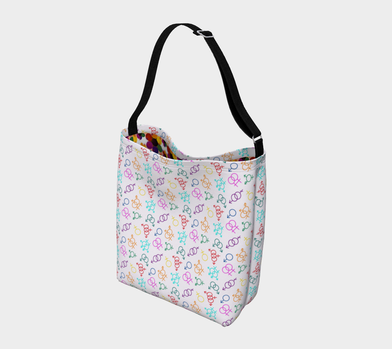 Come As You Are (Light) Day Tote | Queer Affirming Art