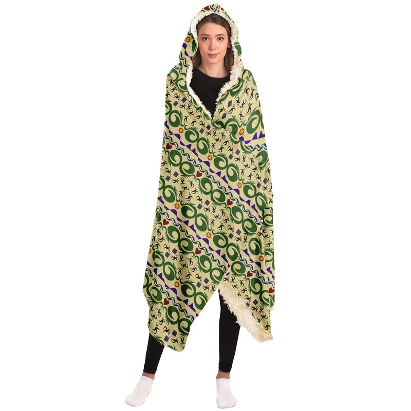 Cave Songs Hooded Blanket | Black Queer Art