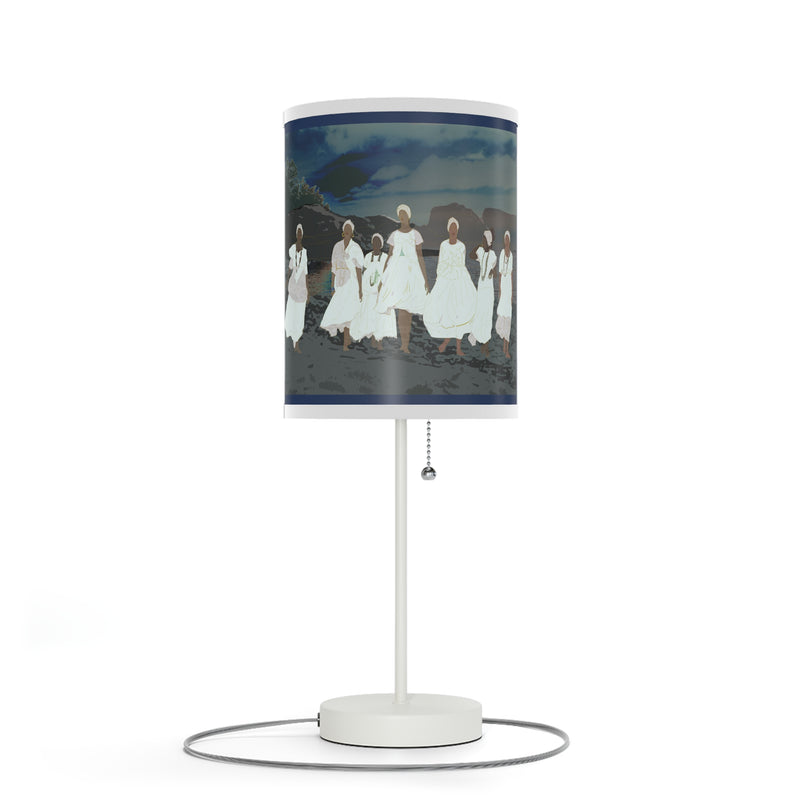 The Gathering Lamp on a Stand | Afrocentric Home Decor