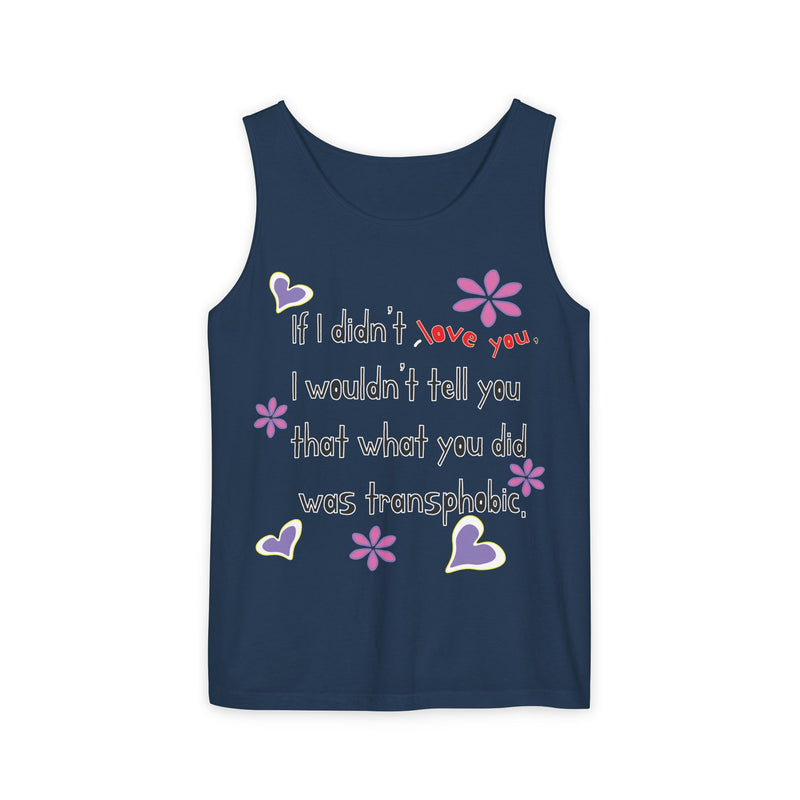 Love Wins (Anti-Transphobia) Tank Top | LGBTQ+ Pride Apparel