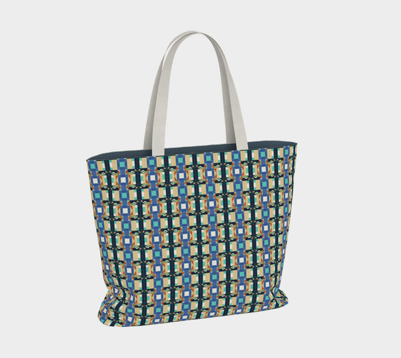 Deep Wata Large Tote Bag | Afrocentric Pride