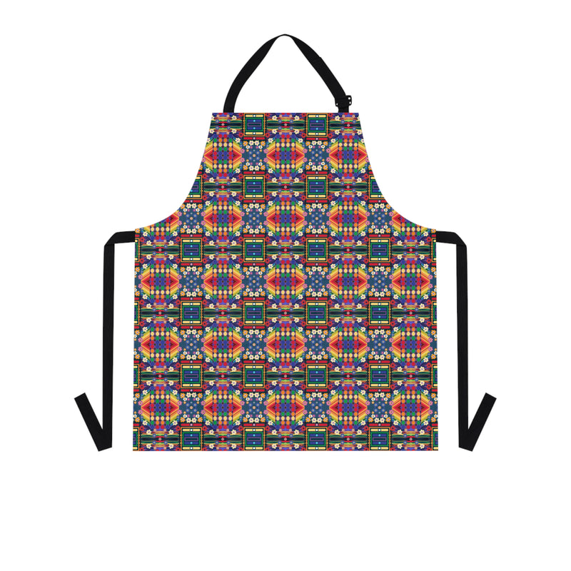 PoMo RetroAfroHomo Apron — Vibrant Queer Apron