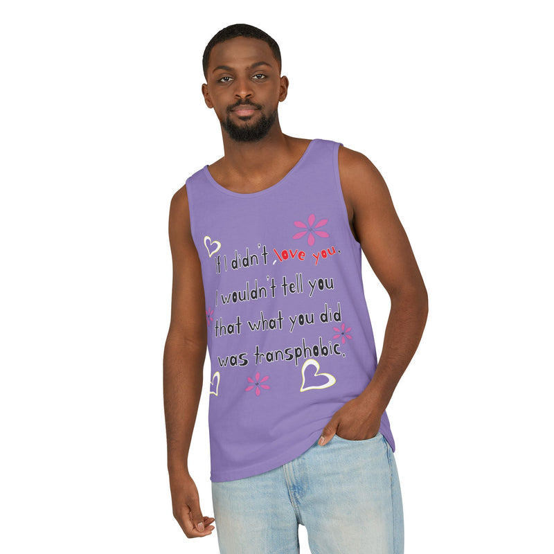 Love Wins (Anti-Transphobia) Tank Top | LGBTQ+ Pride Apparel