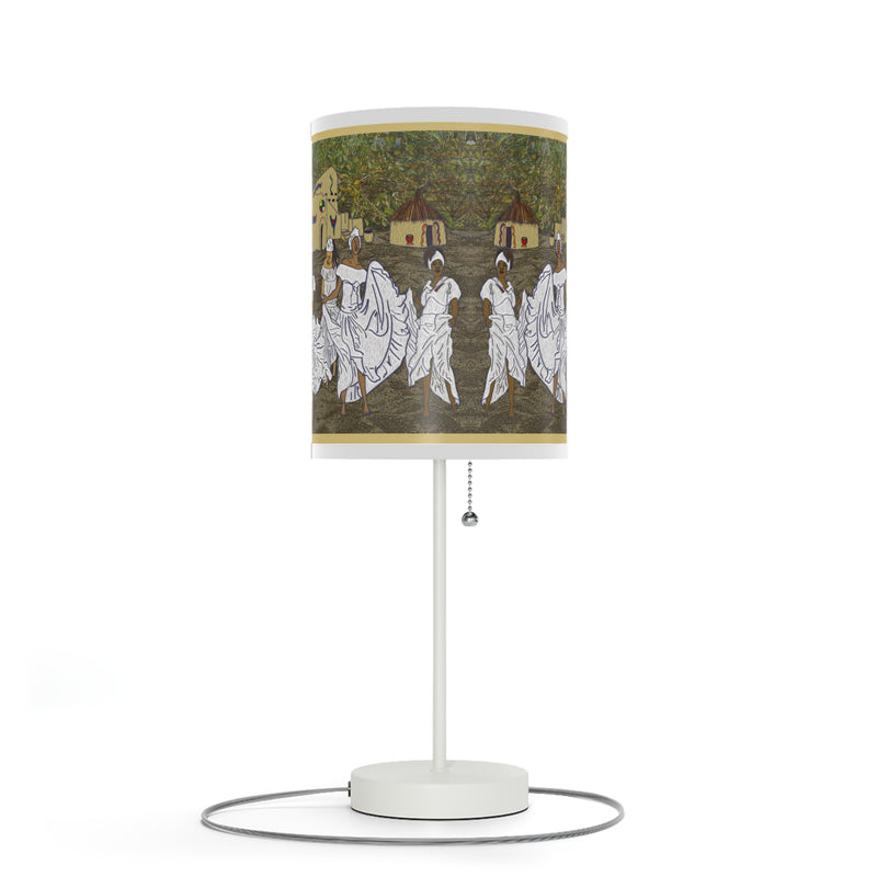 Celebration For Wombed Ones Lamp on a Stand | Black Queer Home Decor