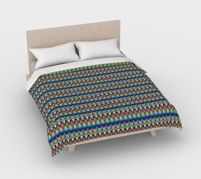 Our Sacred Temples Duvet Cover