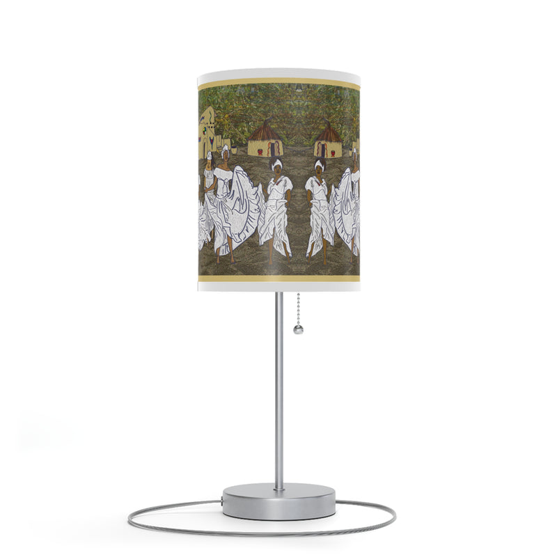 Celebration For Wombed Ones Lamp on a Stand | Black Queer Home Decor