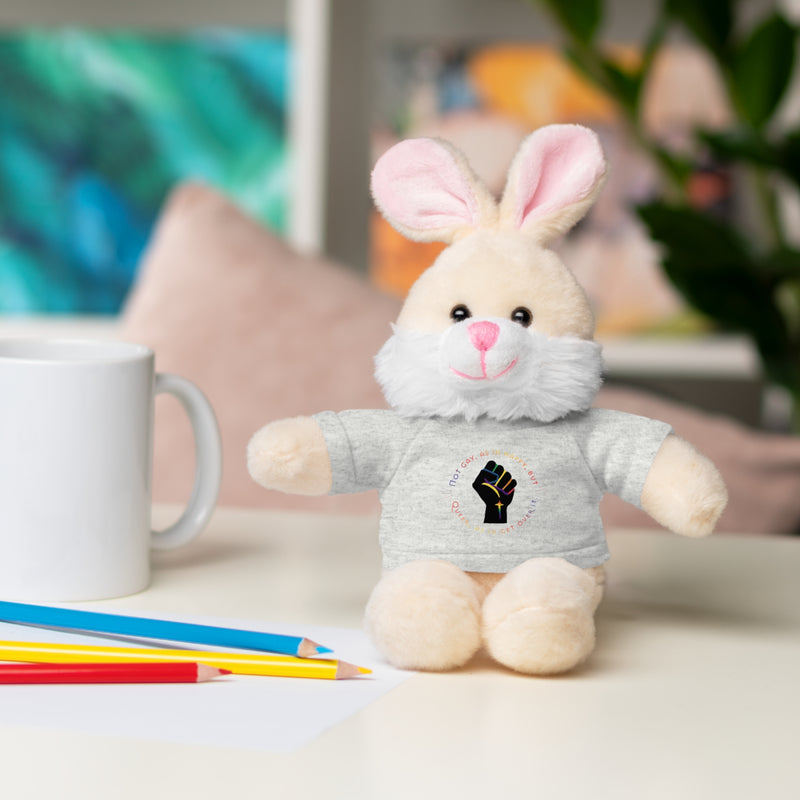 Get Used To It Stuffed Animal | Queer Pride Decor