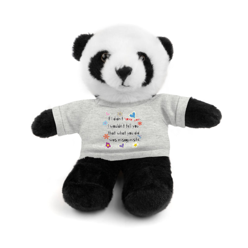 Love Wins (Anti-Misogyny) Stuffed Animal | Queer Affirming Gifts