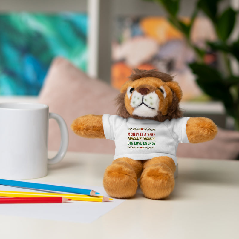Money Is A Tangible Form Of Love Energy Stuffed Animal | Black Queer Affirmation