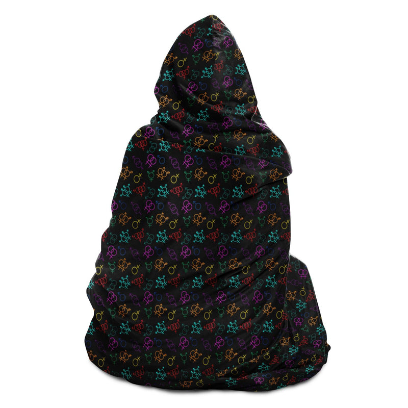 Come As You Are Hooded Blanket | Queer Affirmation Decor