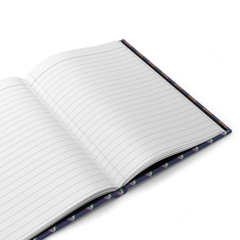 Vibing The Wavelength Hardcover Journal | Queer Art & Black Pride