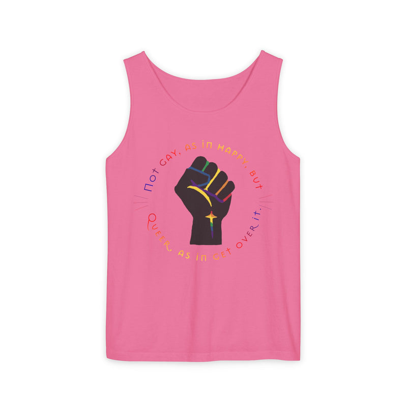 Get Used To It Tank Top | Queer Pride Apparel