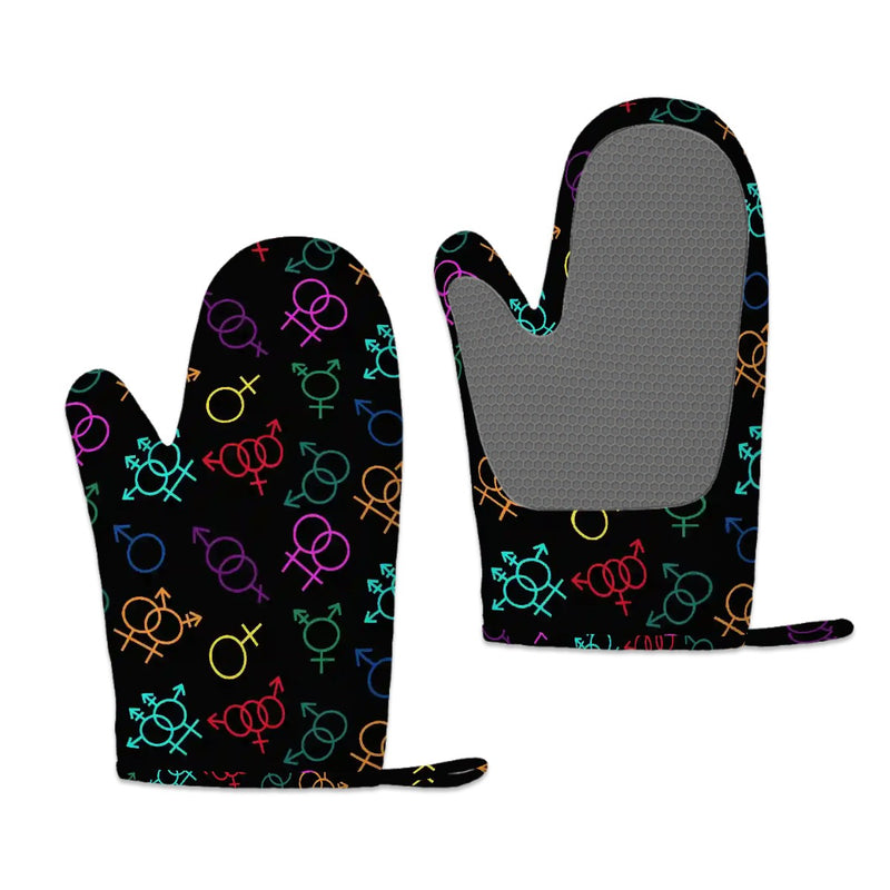 Come As You Are Silicone Oven Mitts