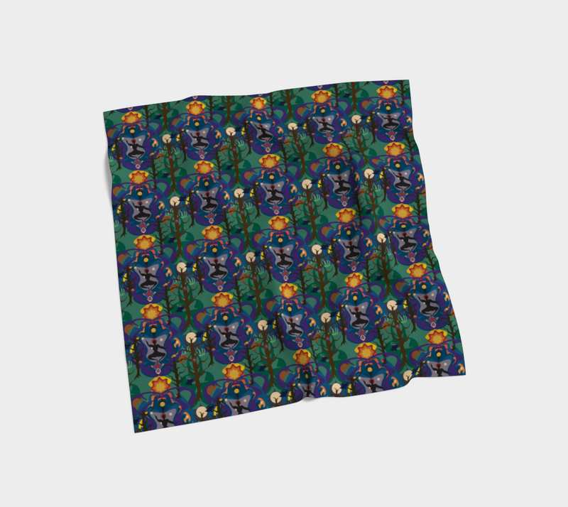 Huselves N Alla Creation Silk Square