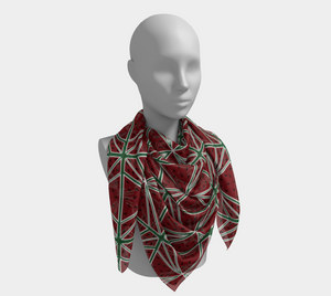 Break A Watermelon, Feed Many Silk Square Scarf | Black Joy & Queer Art