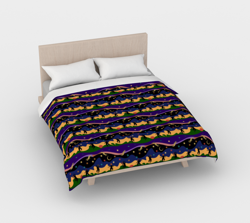 Autumn Dancers Duvet Cover