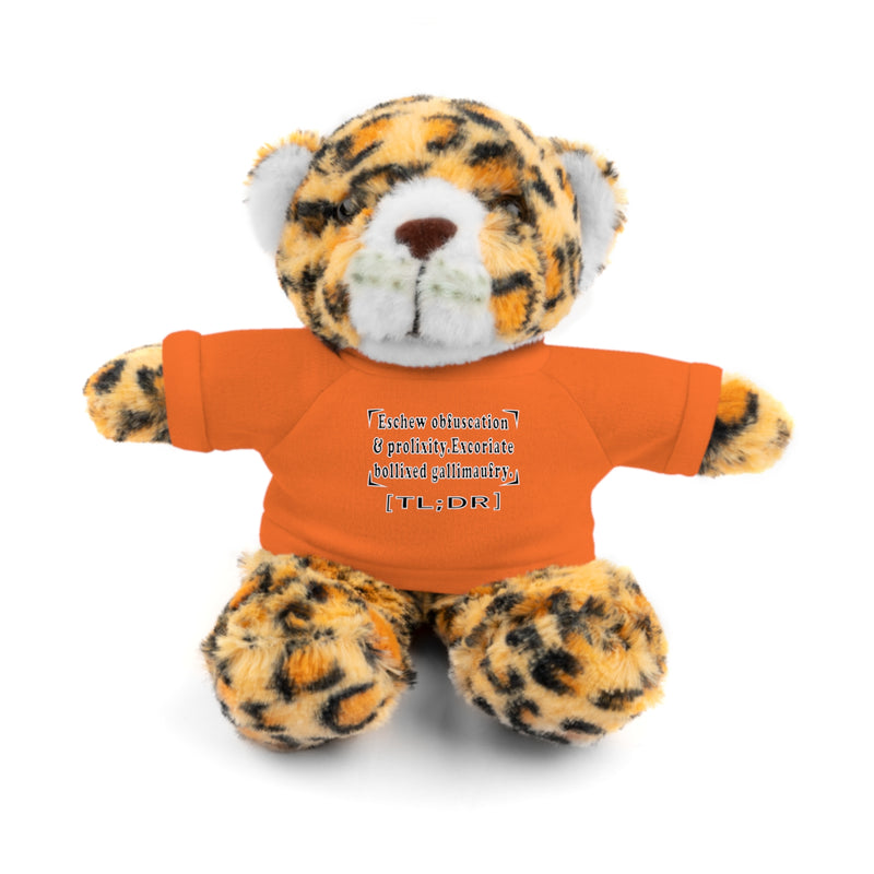 Eschew Obfuscation Stuffed Animal | Queer Affirmation Plushie