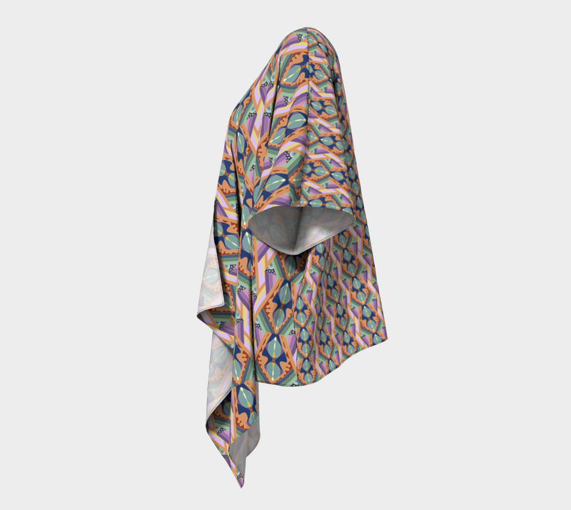 Opening The World Draped Kimono | Queer Art & Afrocentric Fashion