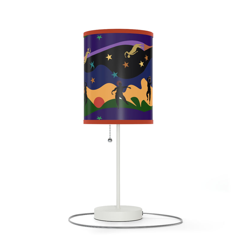 Autumn Dancers Table Lamp | Afrocentric Home Decor