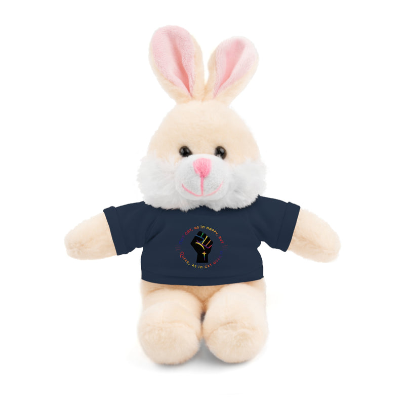 Get Used To It Stuffed Animal | Queer Pride Decor