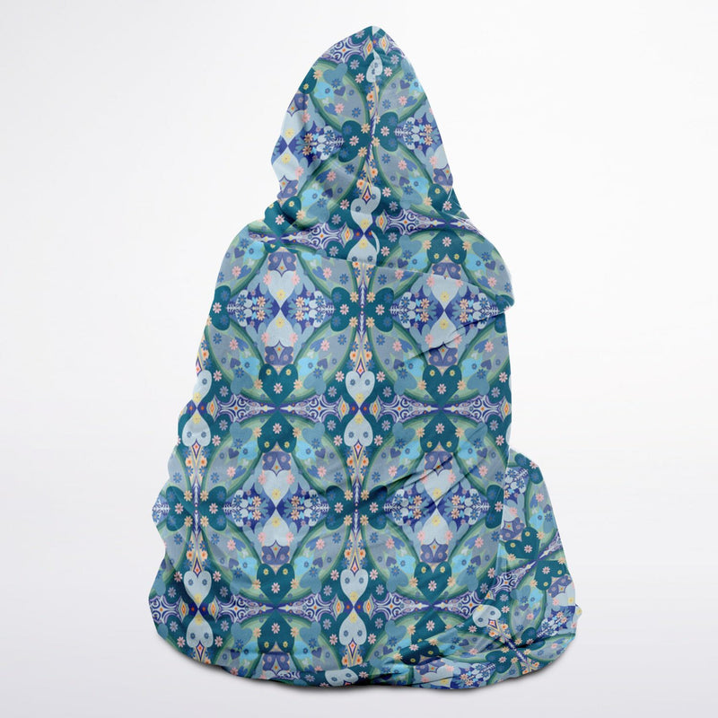 Once In A Blue Love Hooded Blanket